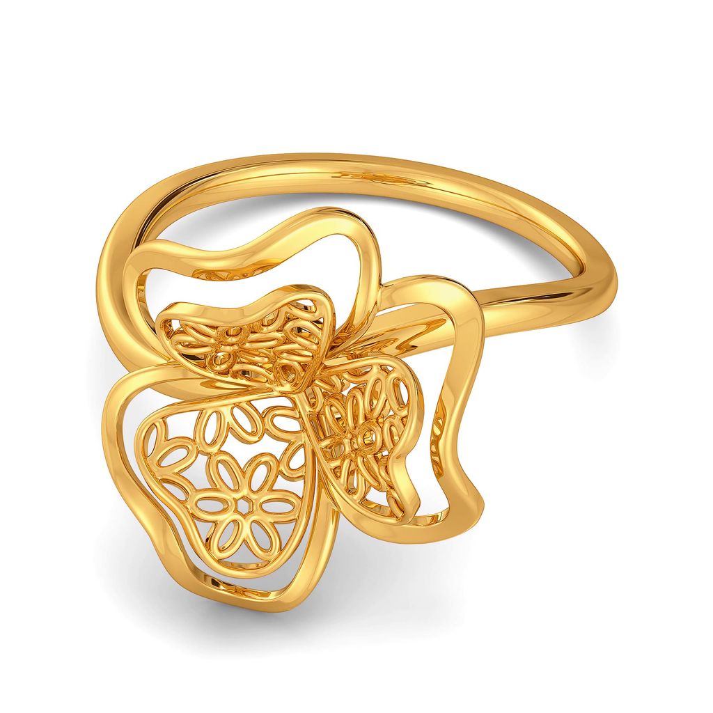 La La Lace Gold Rings alternate view 3