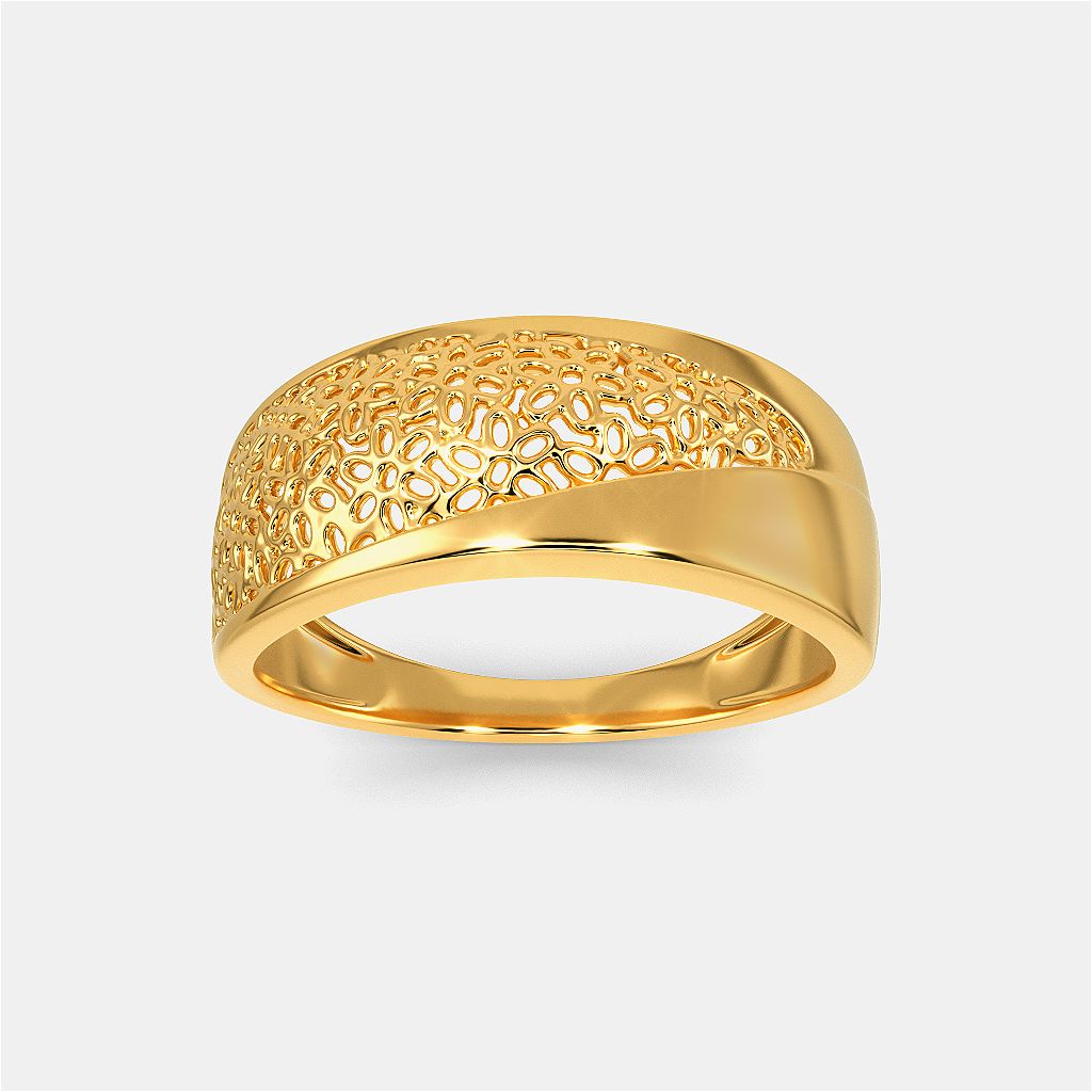 Lace Nouveau Gold Rings alternate view 2
