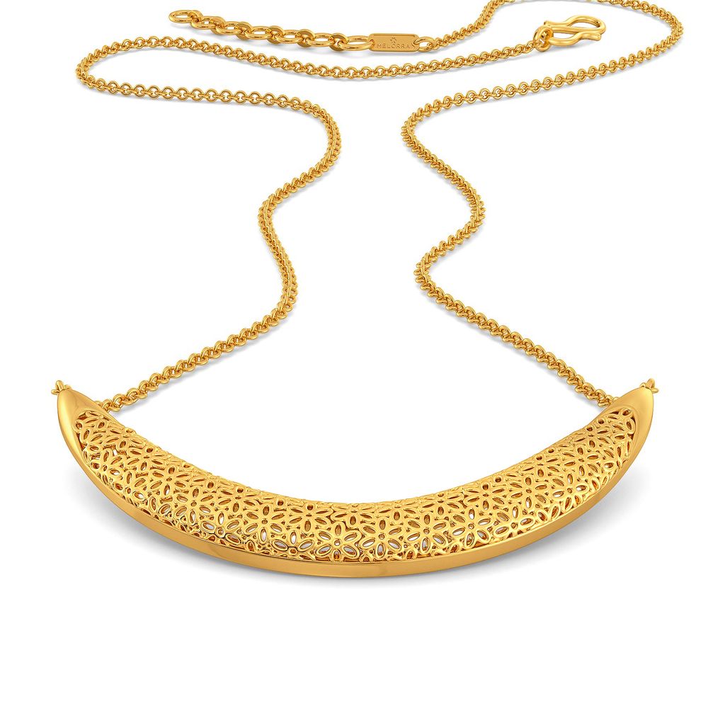 Lace Nouveau Gold Necklaces