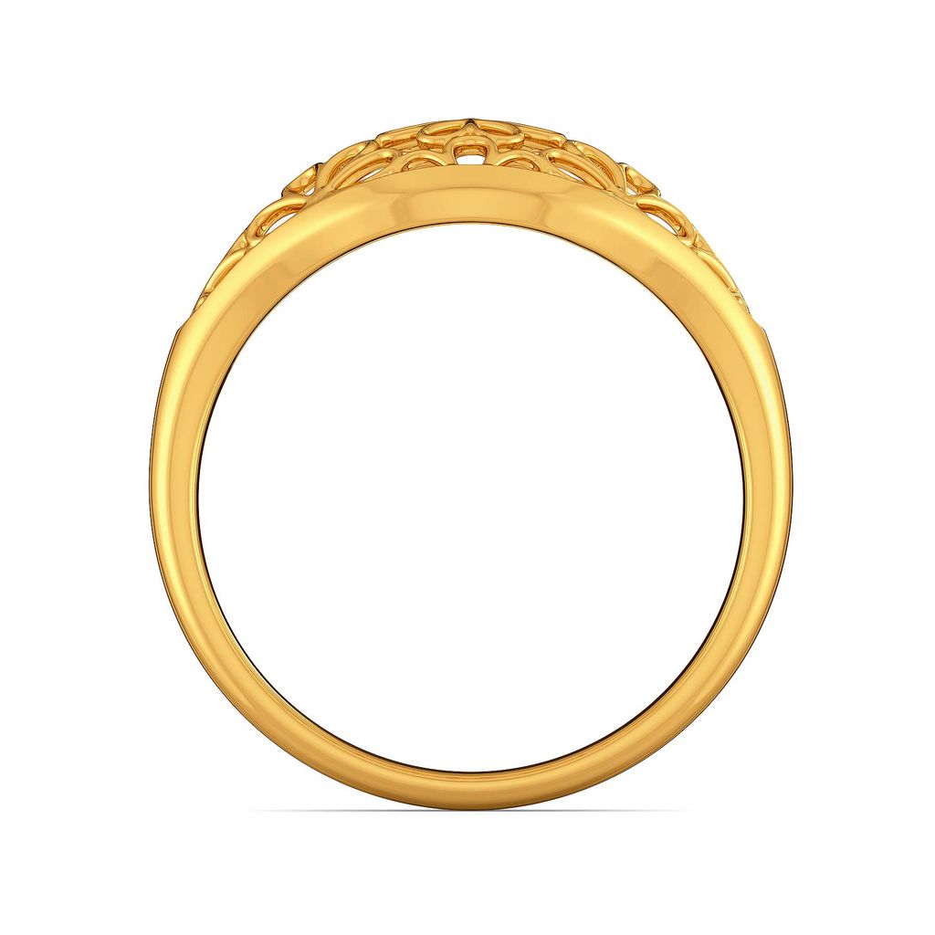 Lacy Notes Gold Rings image