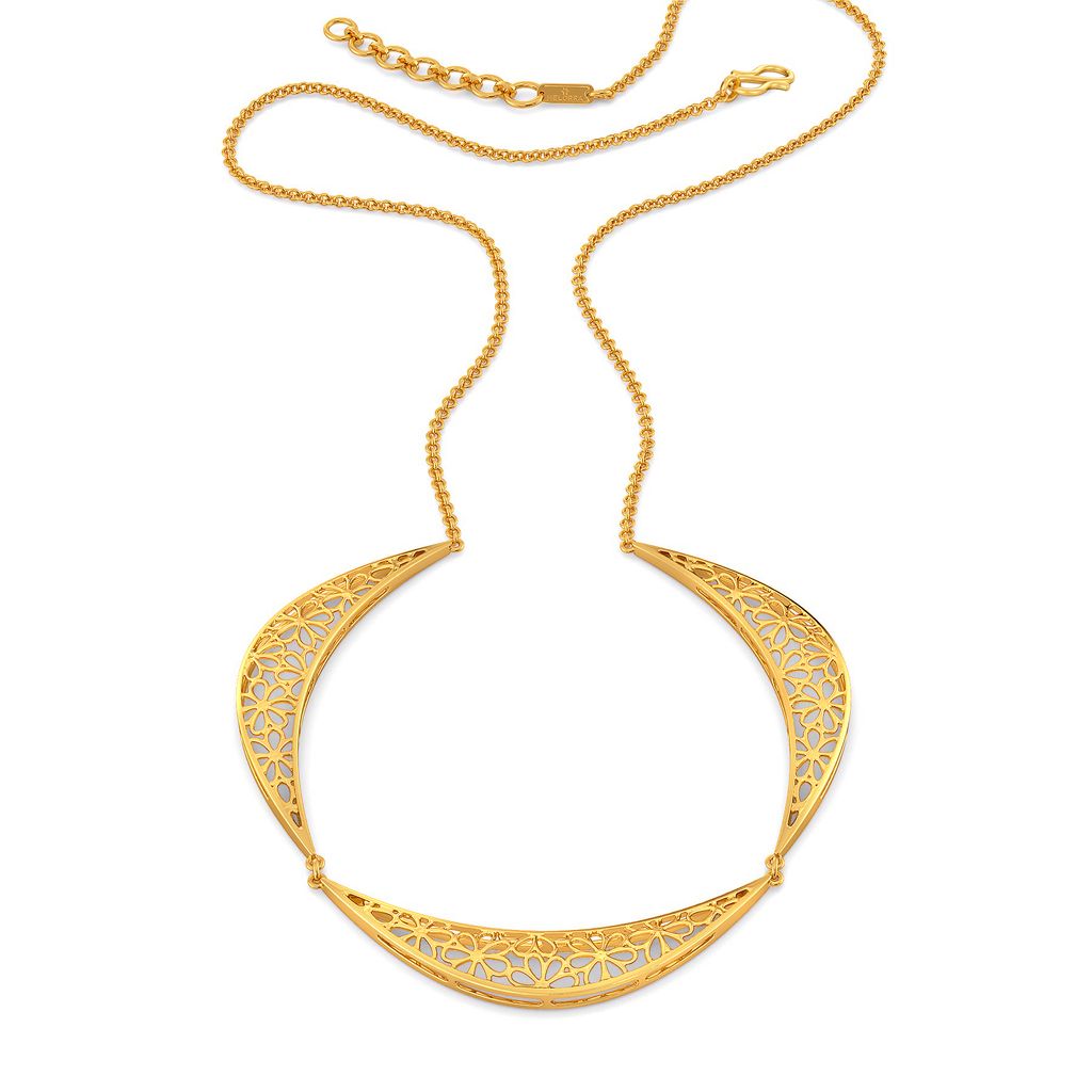 Loop A Lace Gold Necklaces