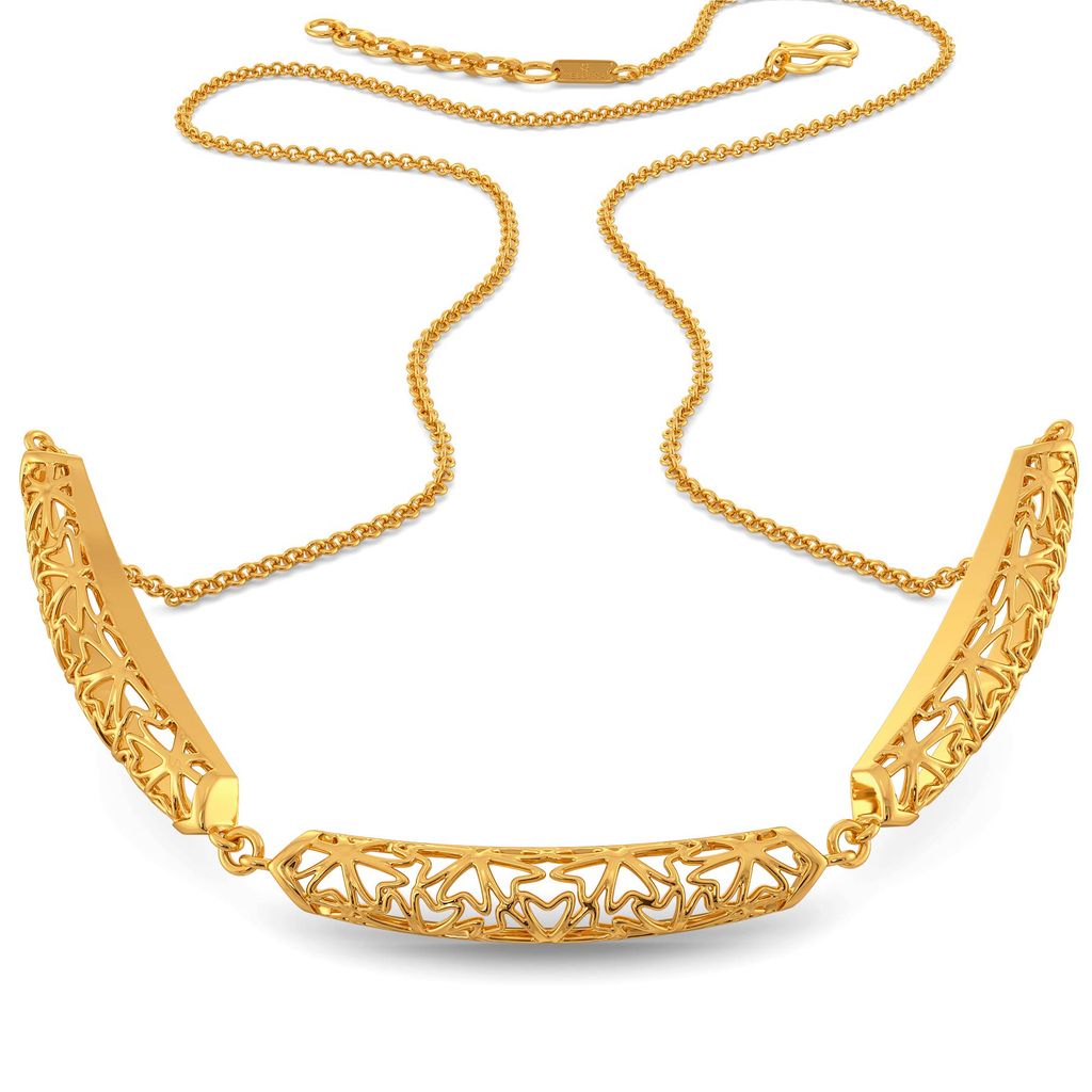 Bend A Lace Gold Necklaces