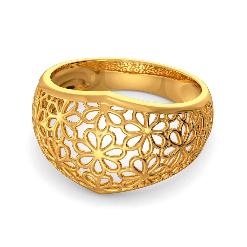 Slice of Lace Gold Rings alternate view 3