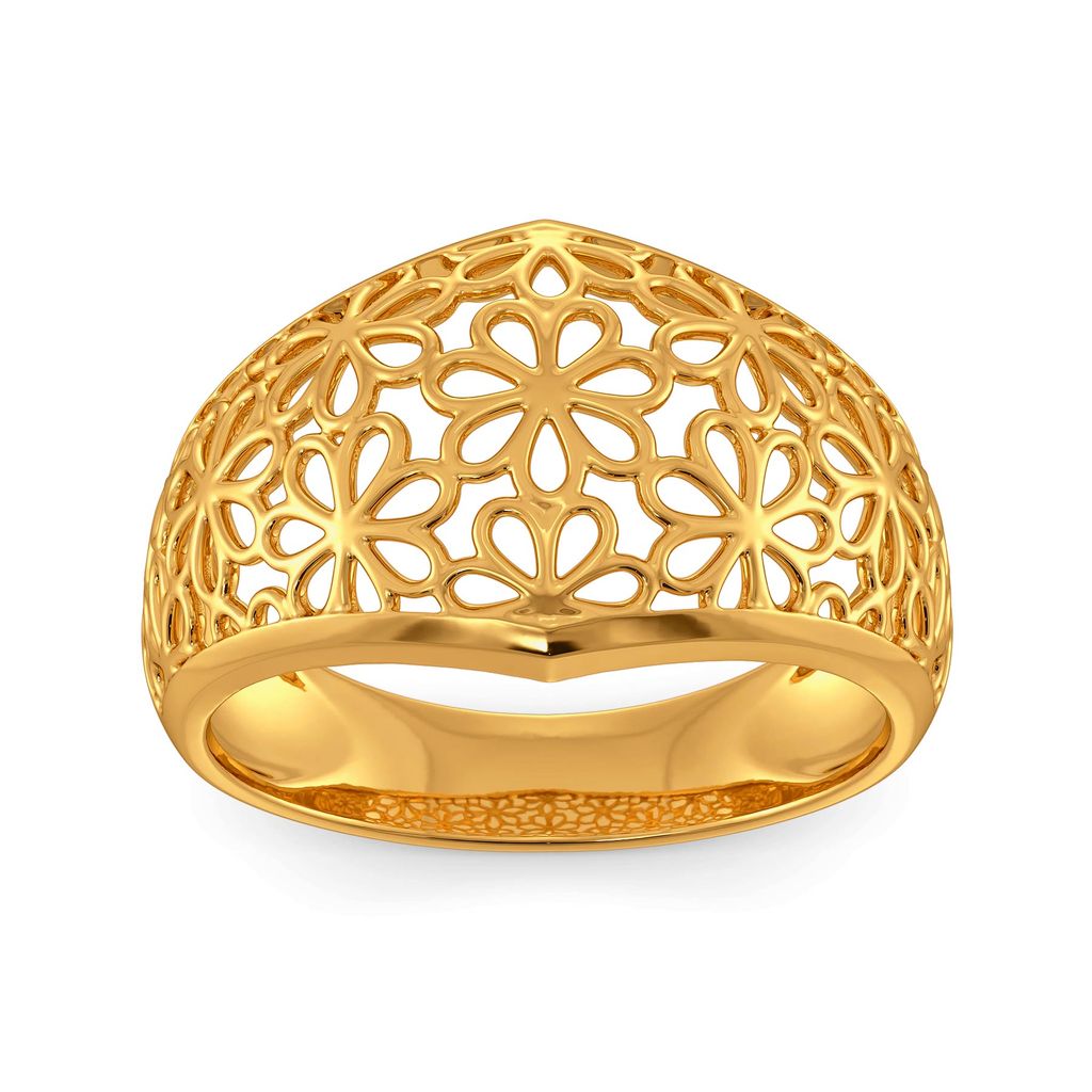 Slice of Lace Gold Rings alternate view 2