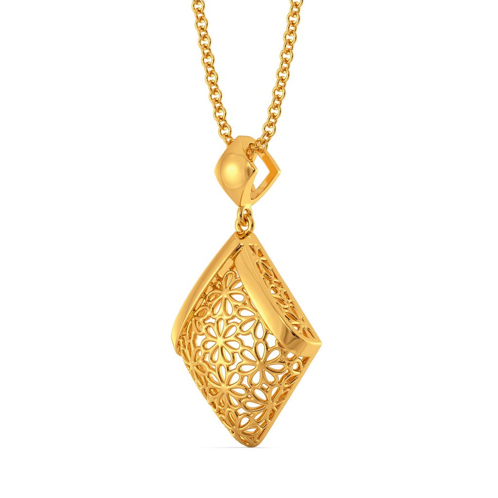 Edge of Lace Gold Pendants