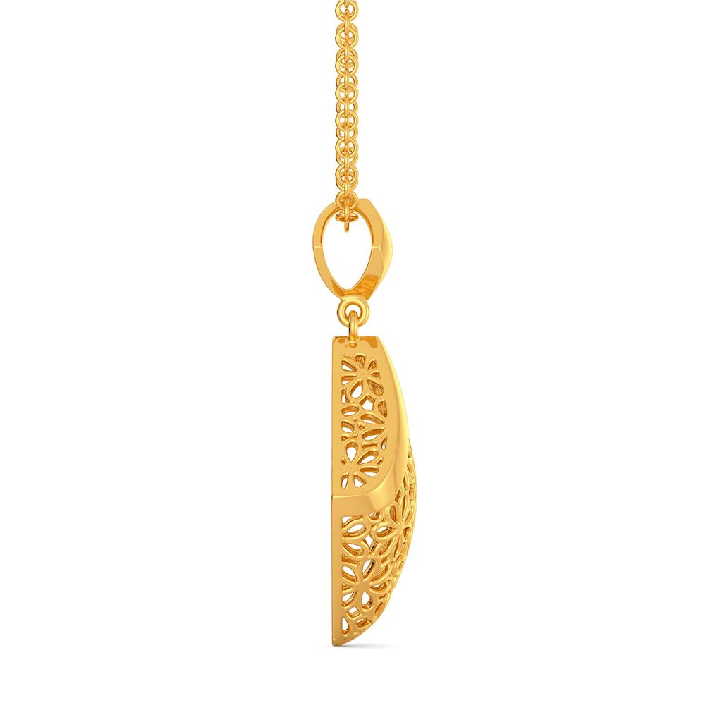 Edge of Lace Gold Pendants