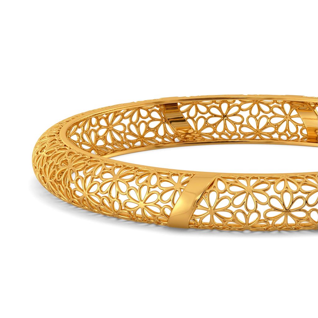 Edge of Lace Gold Bangles