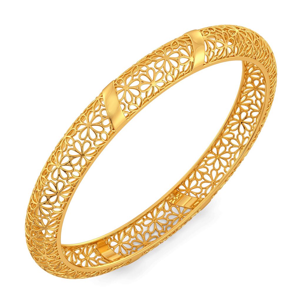 Edge of Lace Gold Bangles