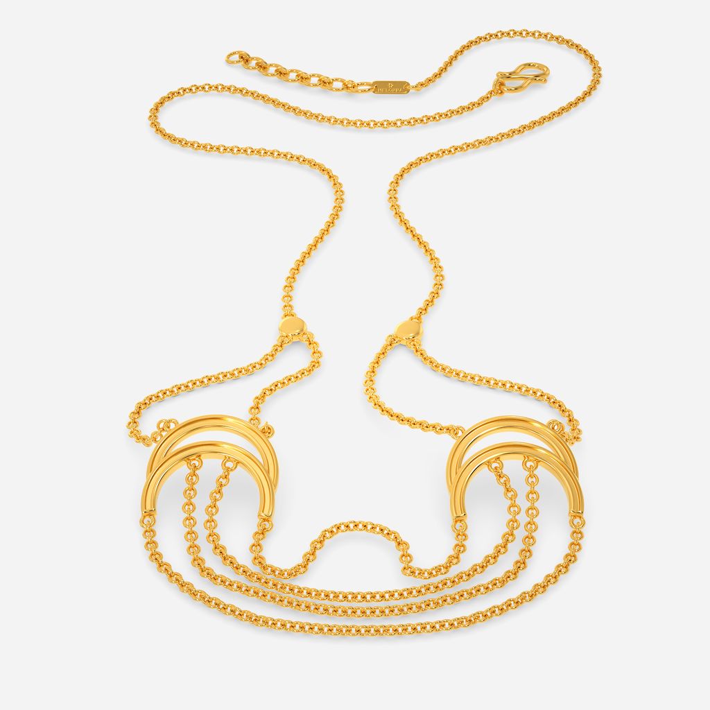 Slay in Fringe Gold Necklaces