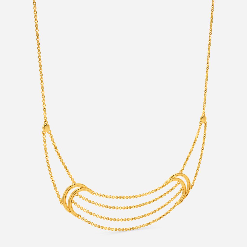 Slay in Fringe Gold Necklaces