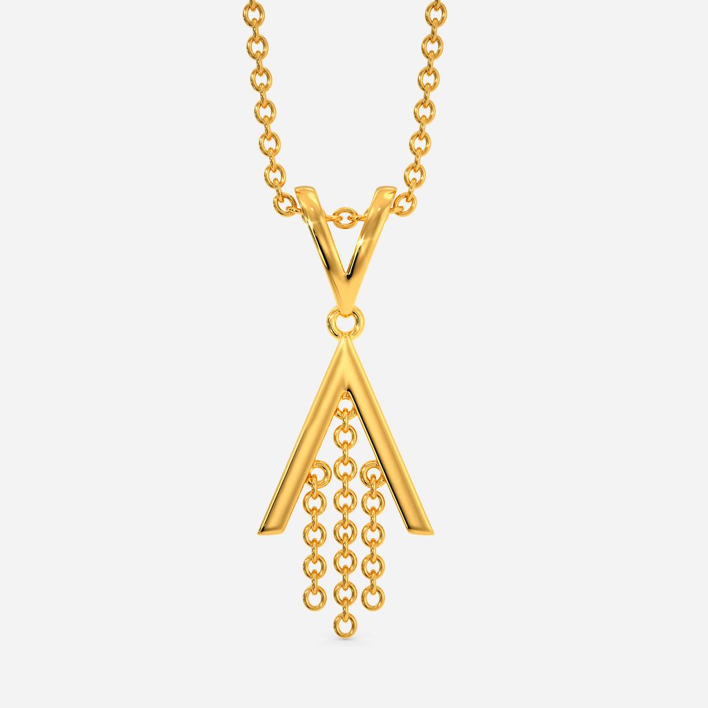 Fringe-It-Up Gold Pendants