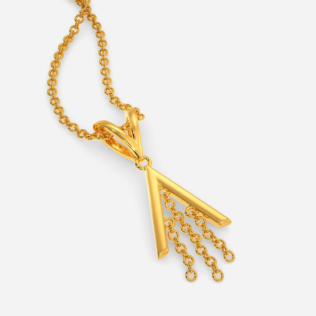 Fringe-It-Up Gold Pendants