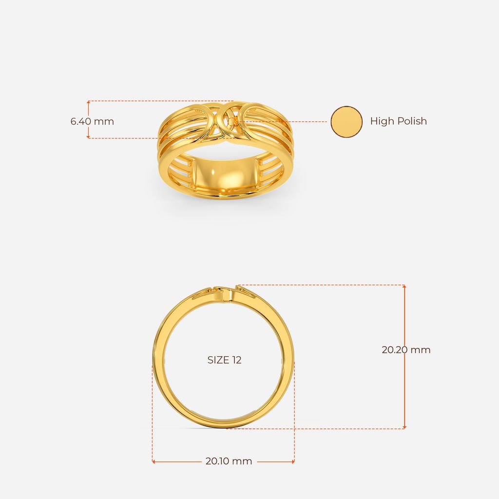 Summer Fling Fringe Gold Rings image