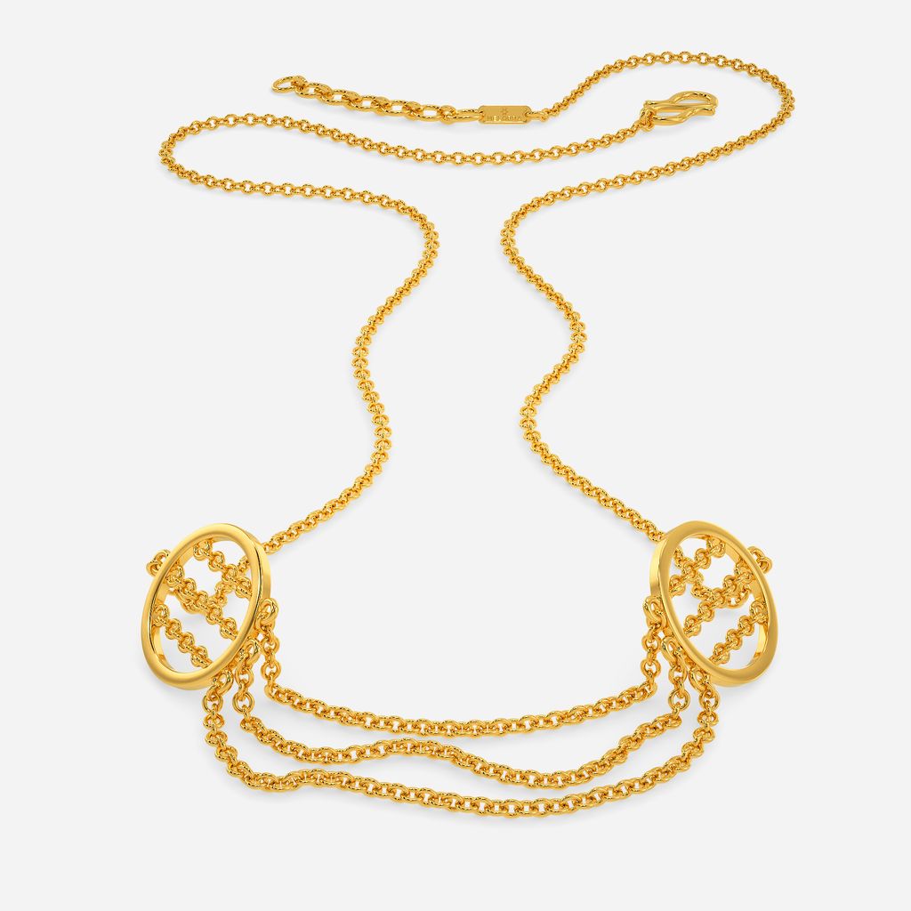 Summer Fling Fringe Gold Necklaces