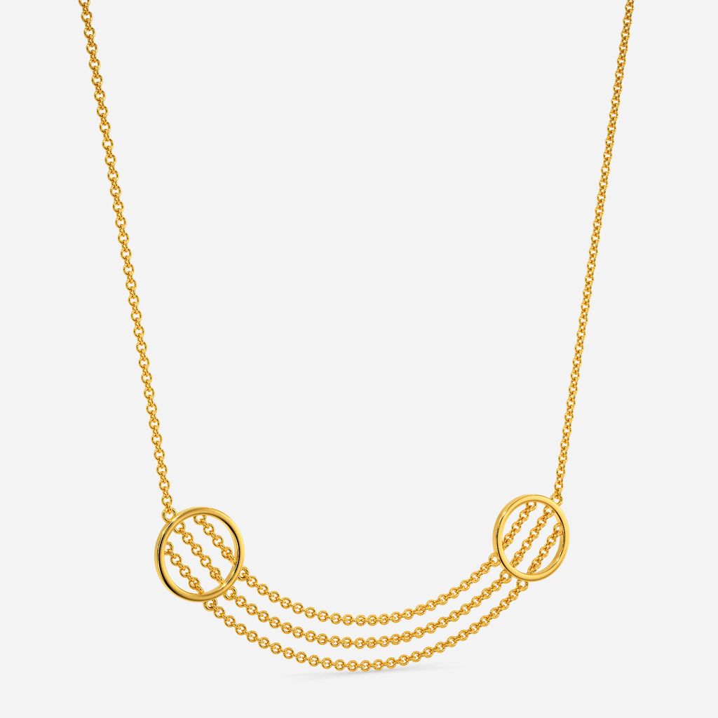Summer Fling Fringe Gold Necklaces