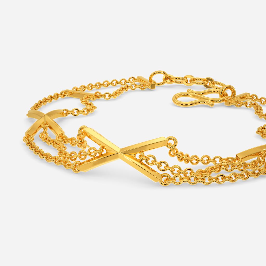 Fiercely Fringed Gold Bracelets