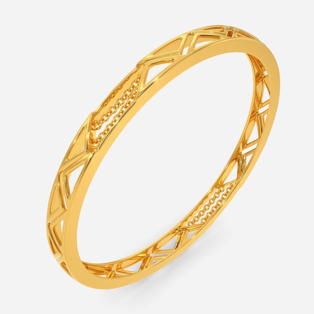 Fringetastic Gold Bangles