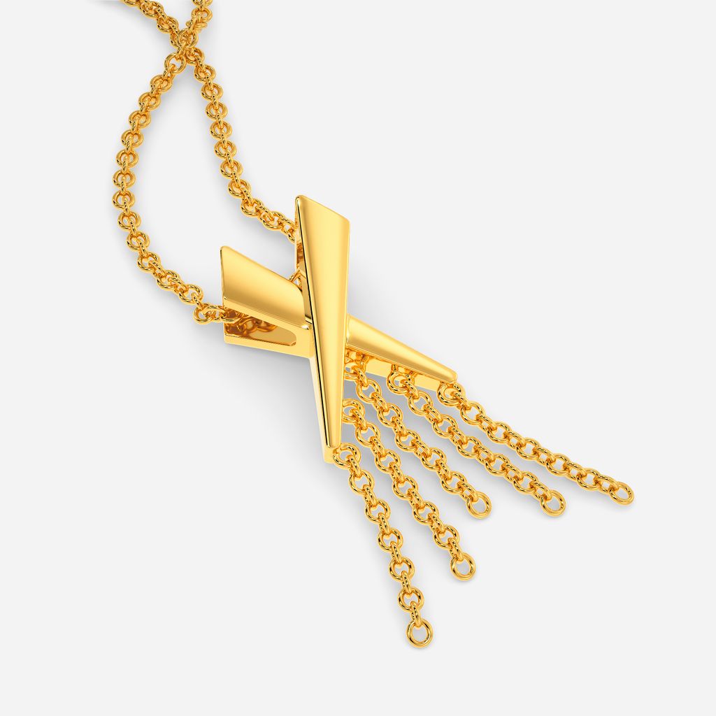 Dare To Fringe Gold Pendants
