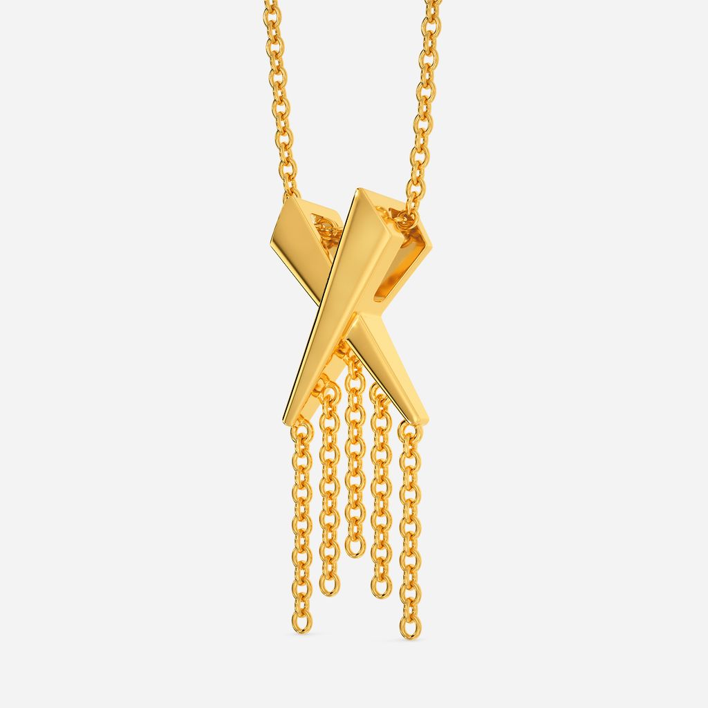 Dare To Fringe Gold Pendants
