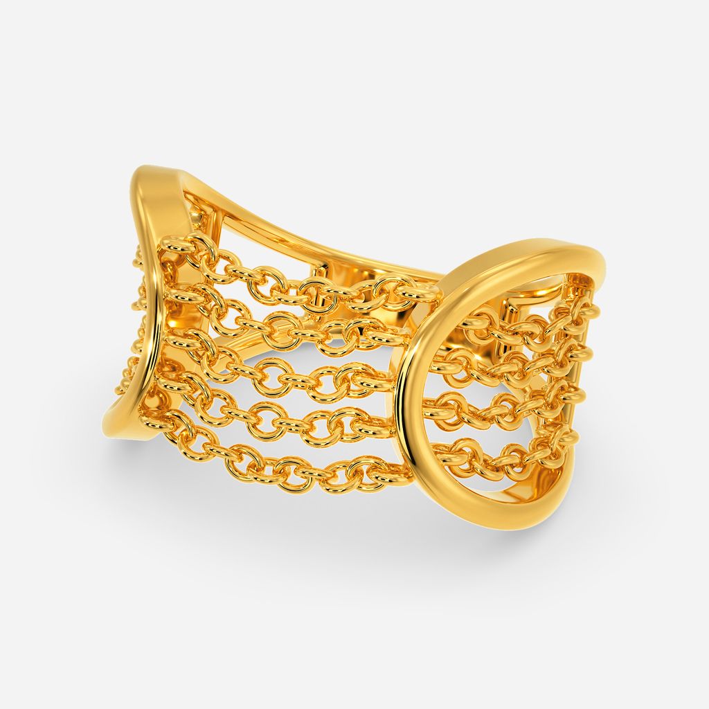 Bohemian Flair Fringe Gold Rings alternate view 2