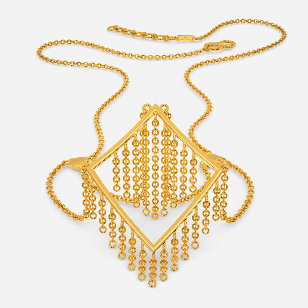 Bohemian Flair Fringe Gold Necklaces