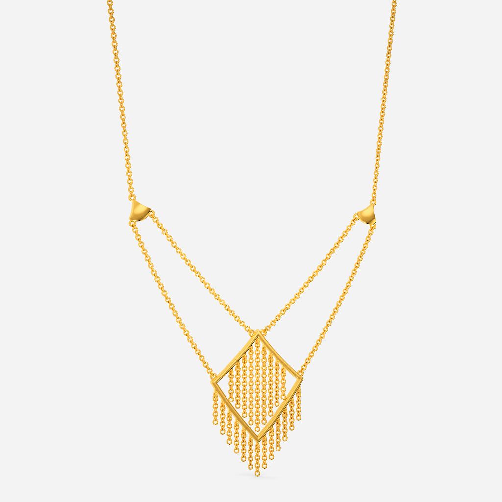 Bohemian Flair Fringe Gold Necklaces
