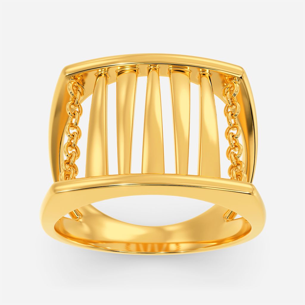 Binge On Fringe Gold Rings