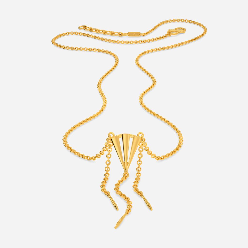 Binge On Fringe Gold Necklaces