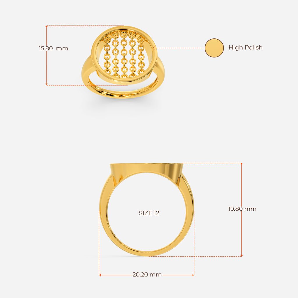 Thrill-O-Fringe Gold Rings image