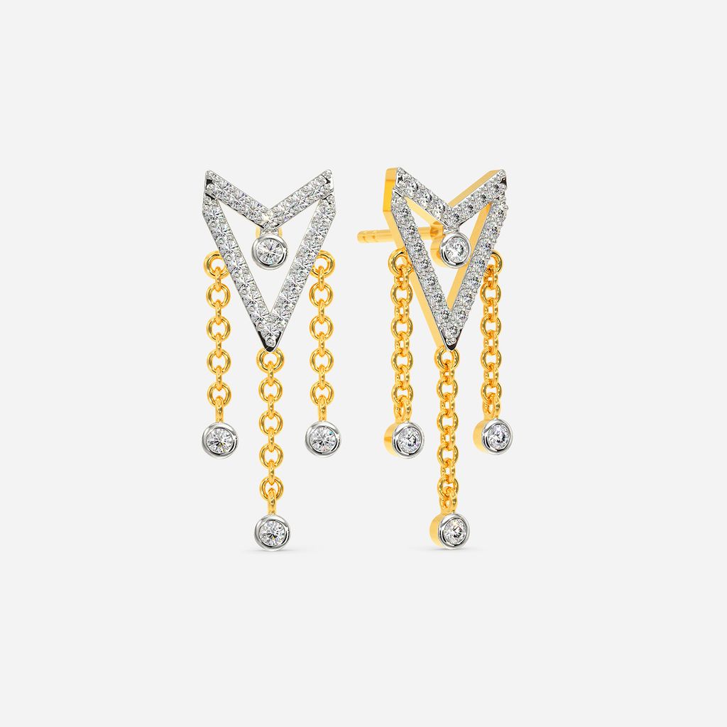 Fringe N Flair Diamond Earrings