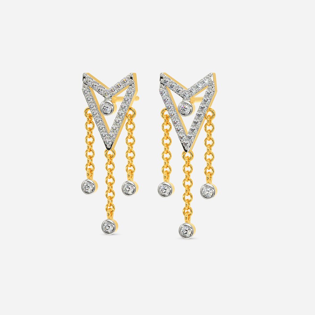Fringe N Flair Diamond Earrings