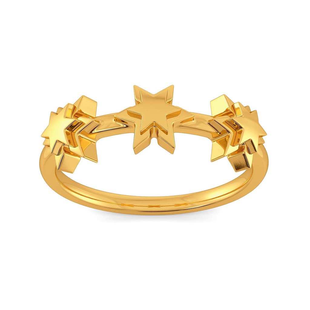 Like A Logo Gold Rings alternate view 2