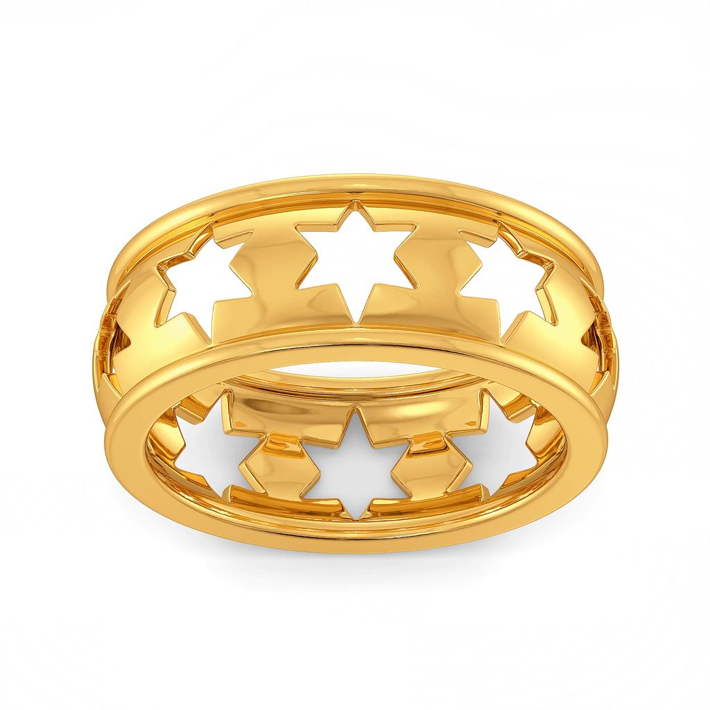 Star Streaks Gold Rings alternate view 2