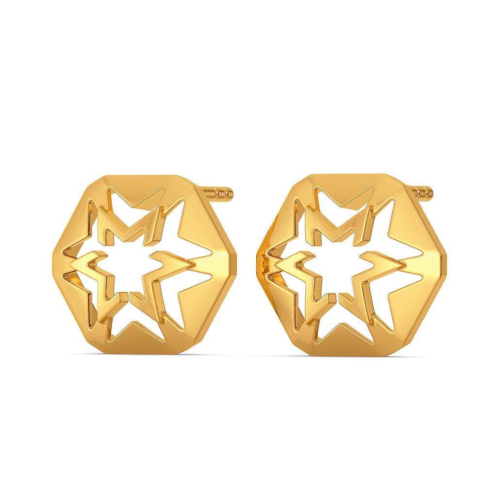 Stellar Forever Gold Earrings