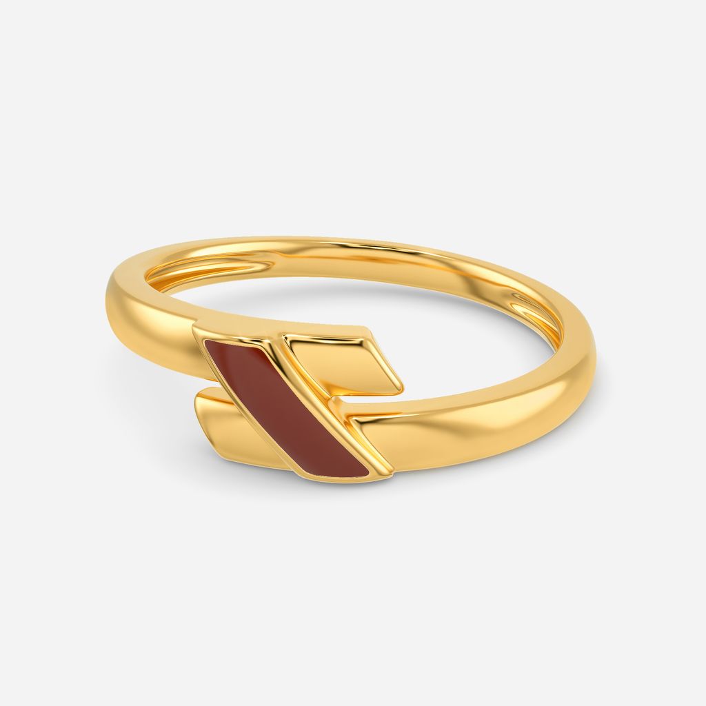 Lady in Leather Gold Rings alternate view 2