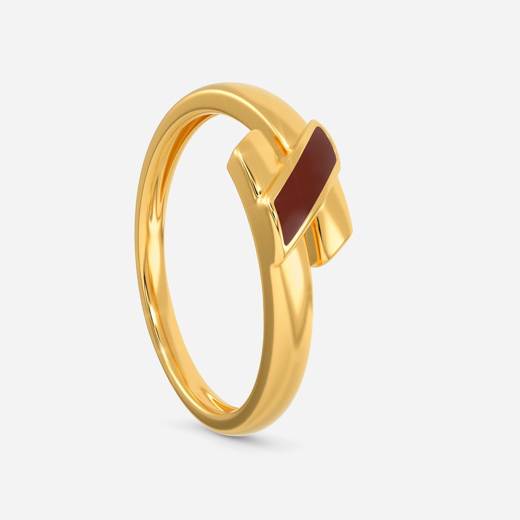 Lady in Leather Gold Rings image