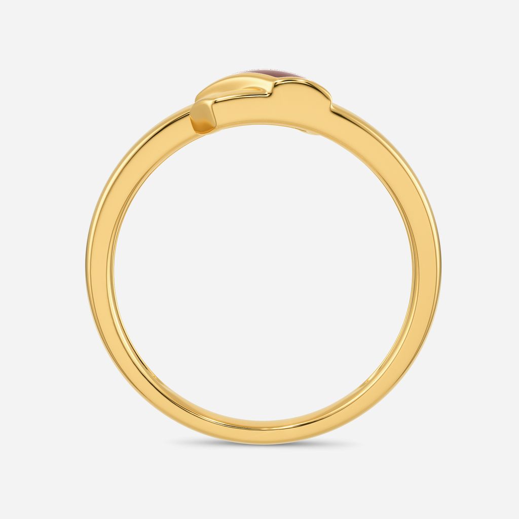 Lady in Leather Gold Rings image