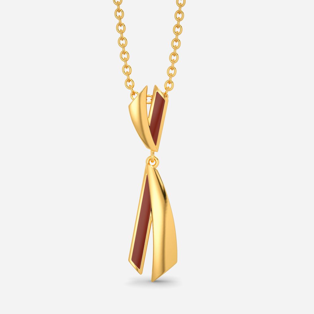 Suede Parade Gold Pendants