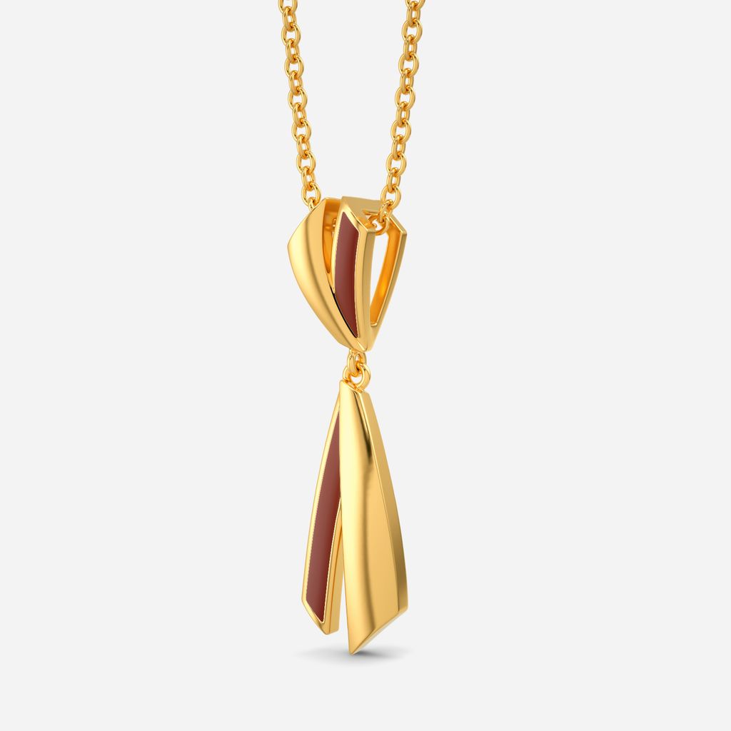 Suede Parade Gold Pendants