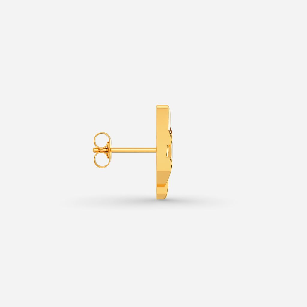 Cacao Chromed Gold Earrings