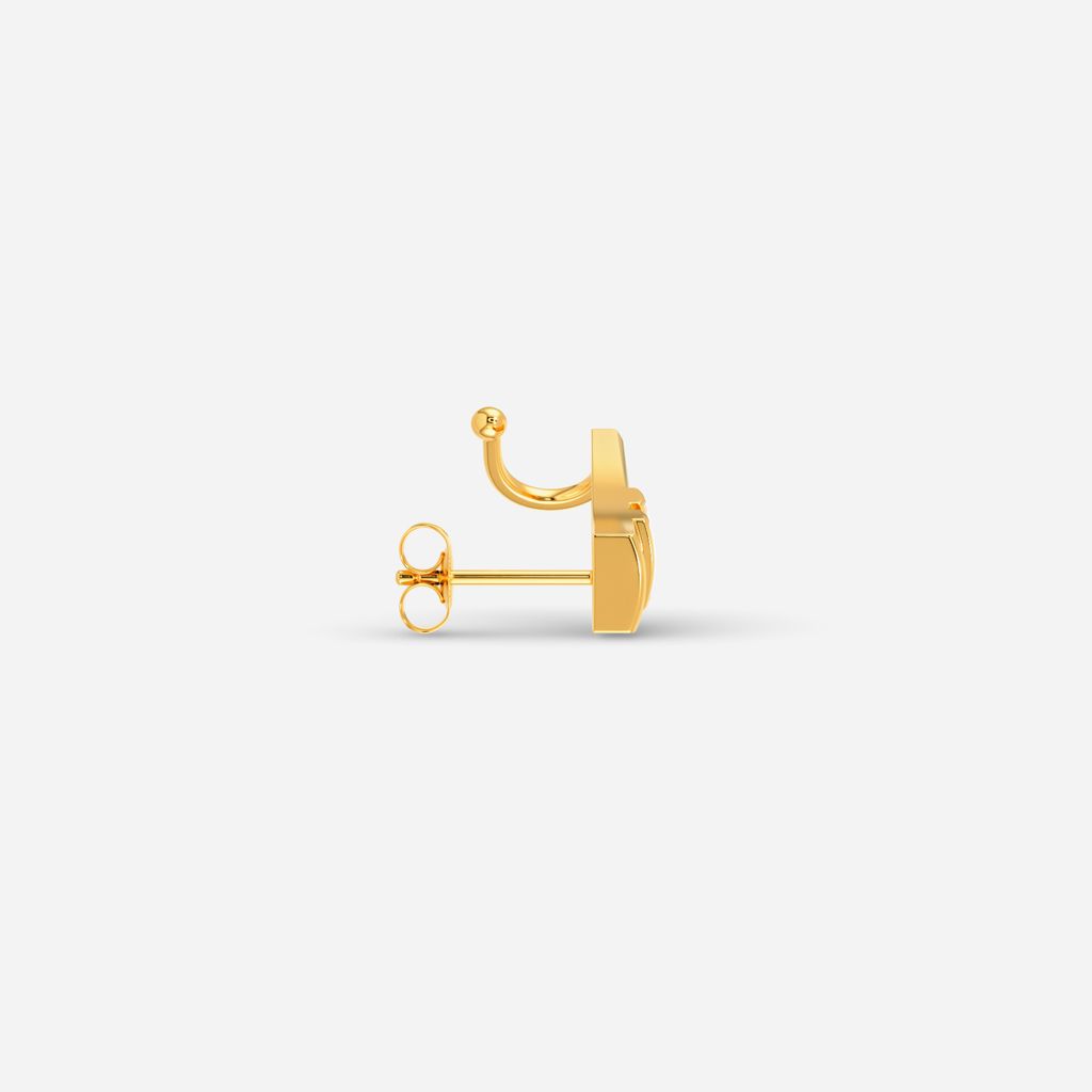 Cinnamon Crowd Gold Earrings