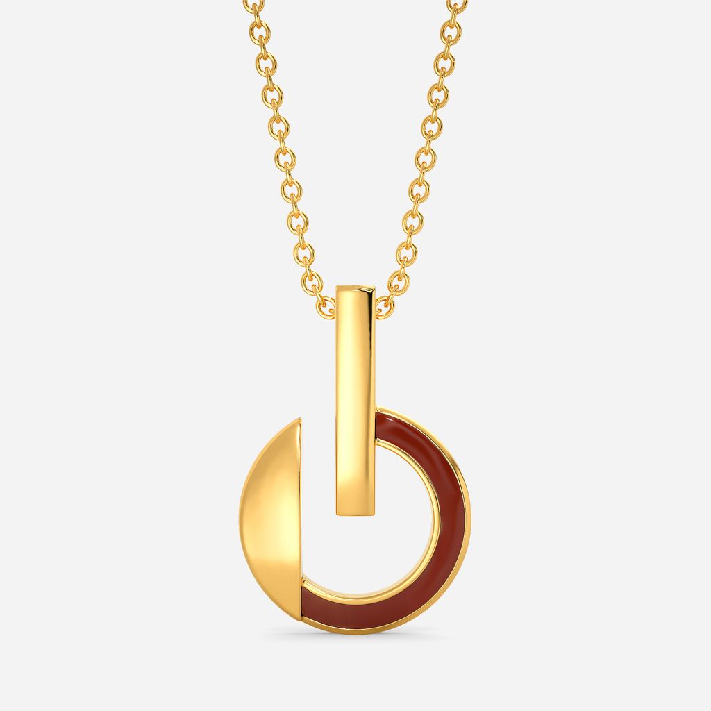 Cool in Coffee Gold Pendants