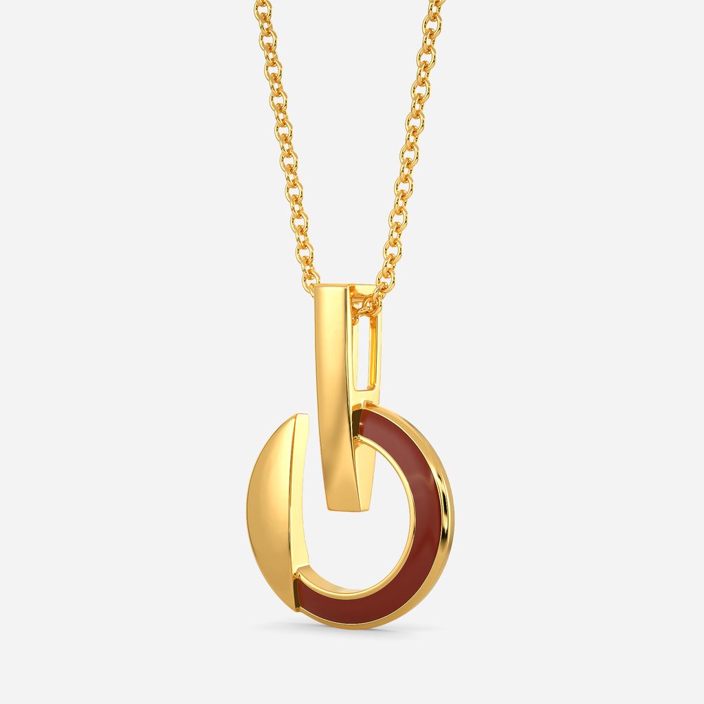Cool in Coffee Gold Pendants
