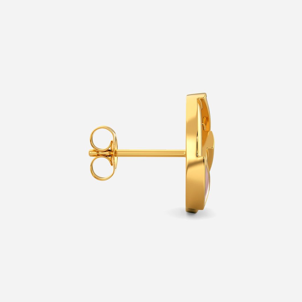 Cool in Coffee Gold Earrings