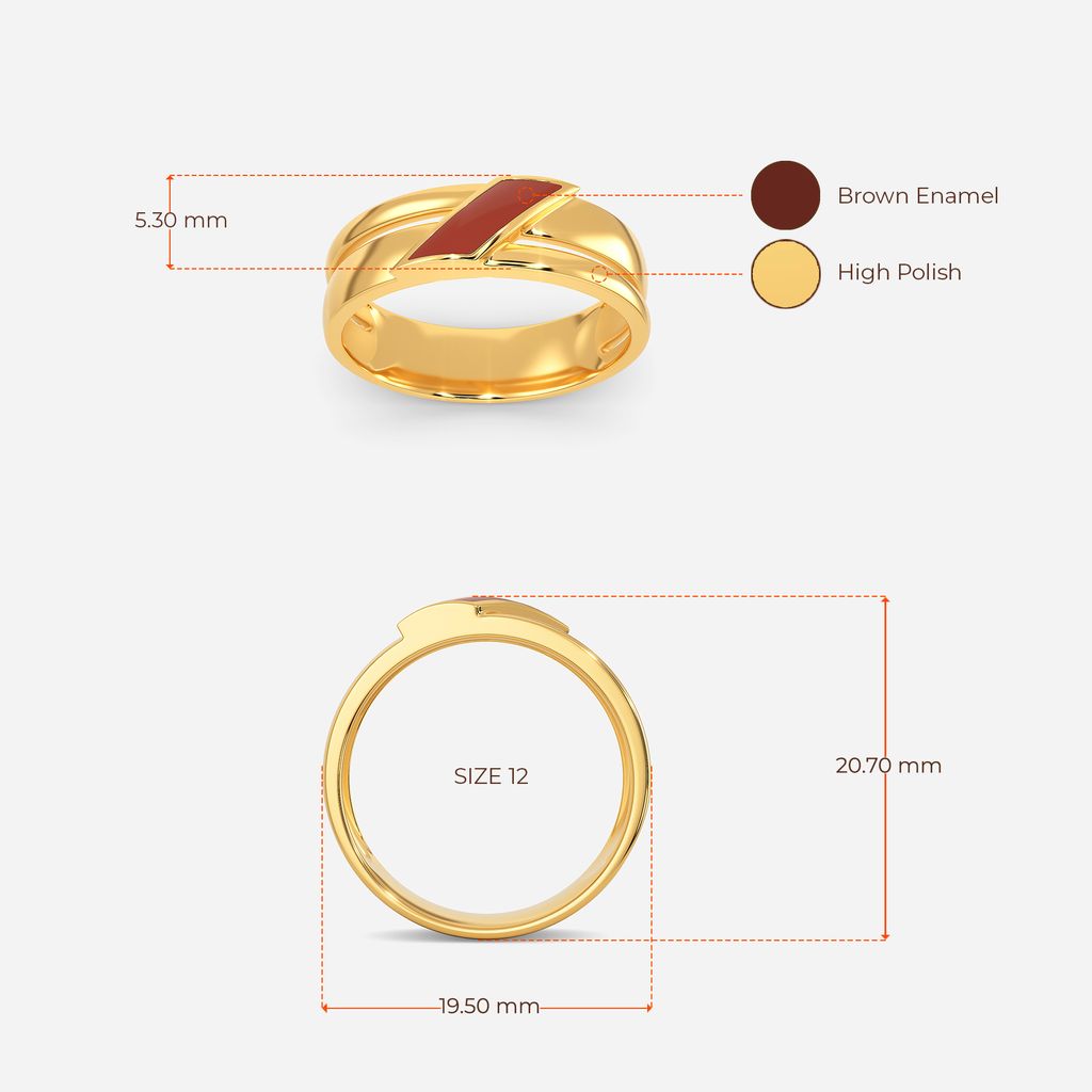 The Leather Lingo Gold Rings image
