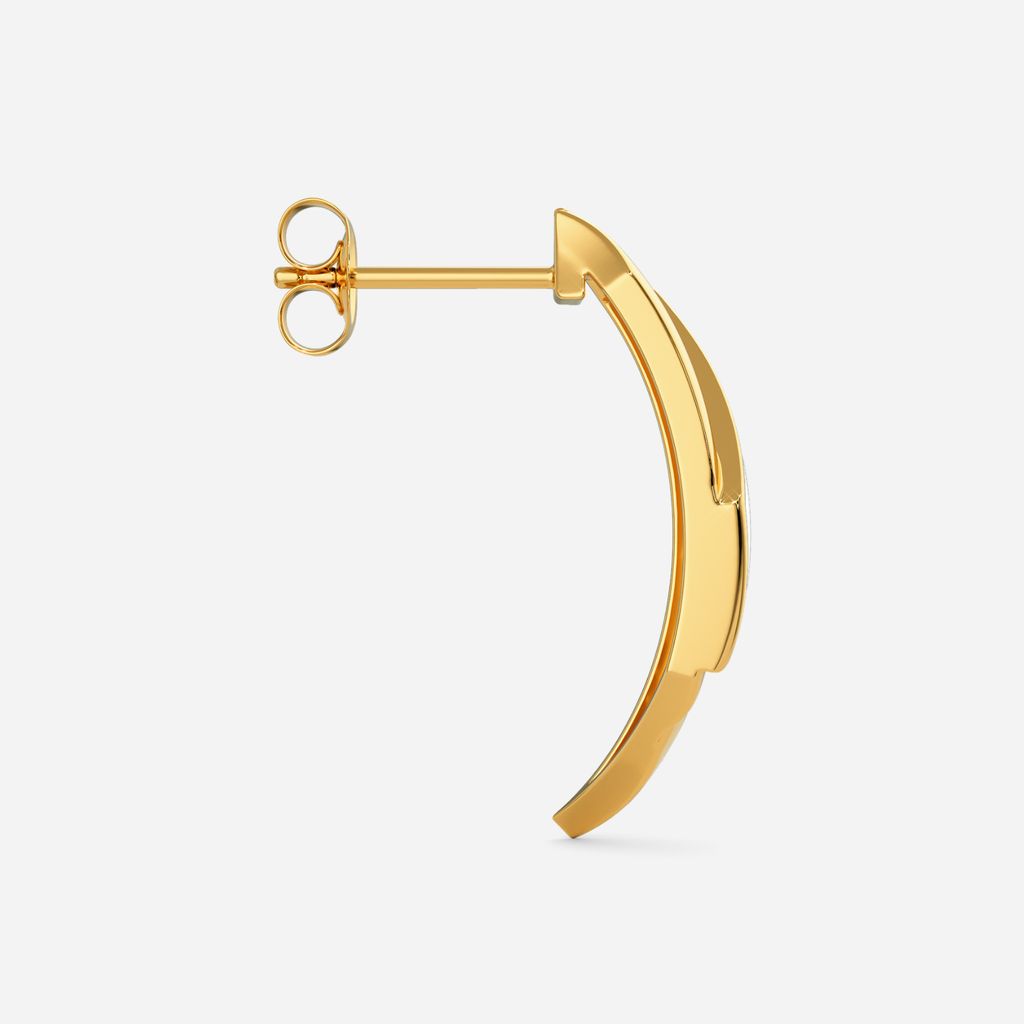The Leather Lingo Gold Earrings