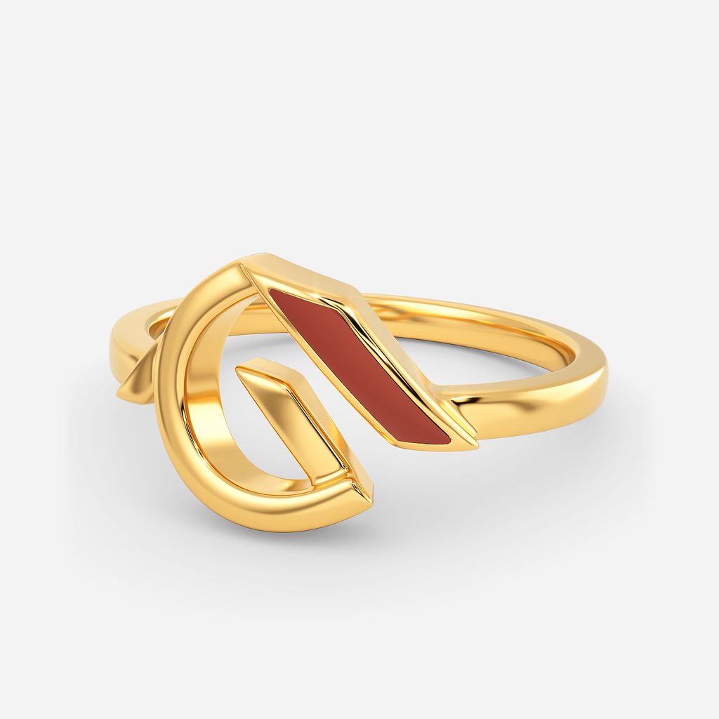 Mocha All Day Gold Rings alternate view 2