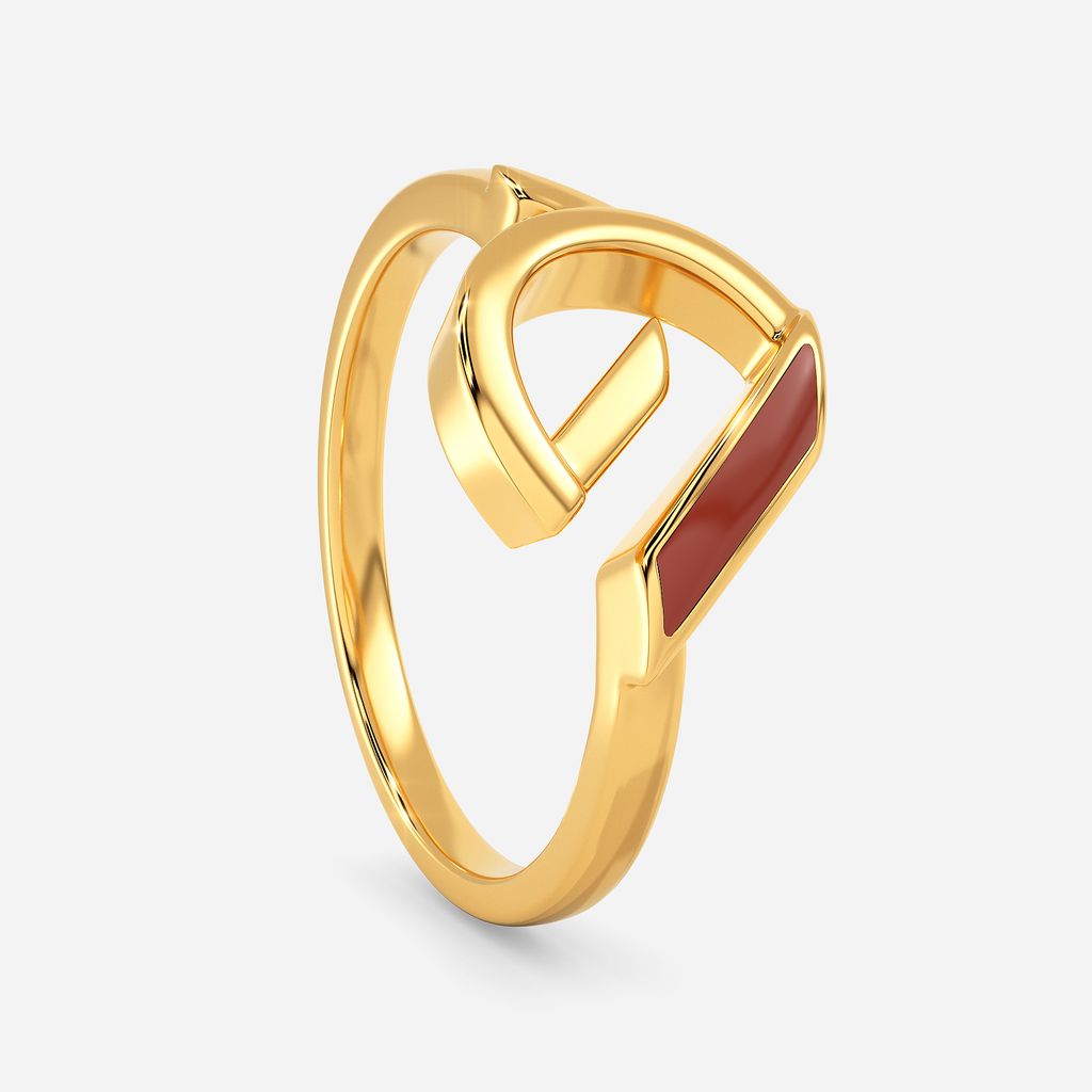Mocha All Day Gold Rings image