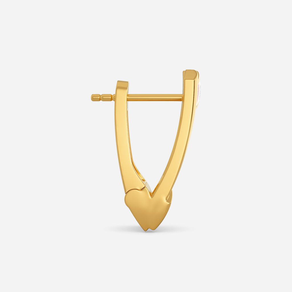 Suede Allure Gold Earrings