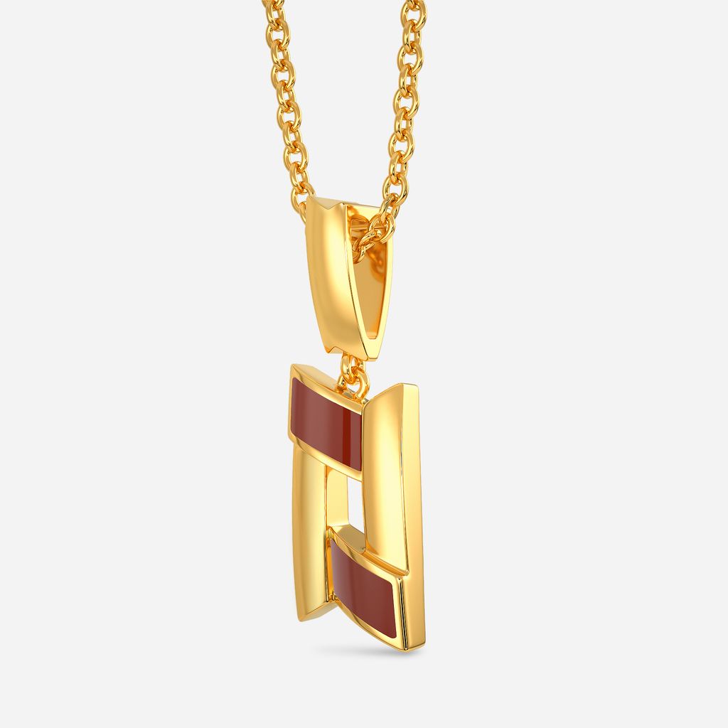 Suede Allure Gold Pendants